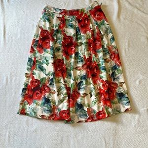 Tahari ASL rose skirt